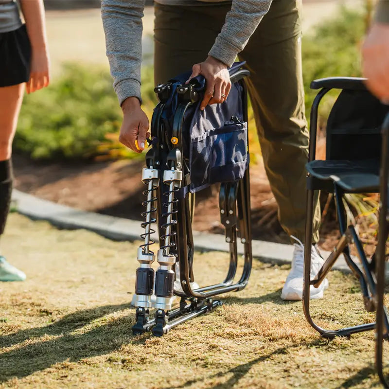 Heavy-Duty Freestyle Adjustable Rocker - Choice 573 - RoadTrip Rocker Smooth Motion Camp Chair Detail