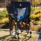 Heavy-Duty Freestyle Adjustable Rocker - Choice 573 - RoadTrip Rocker Smooth Motion Camp Chair Detail
