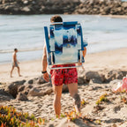 Reclining Beach Backpack Beach Chair - Choice 709 - Rust-Resistant Aluminum Sand-Friendly Lounge Chair Detail