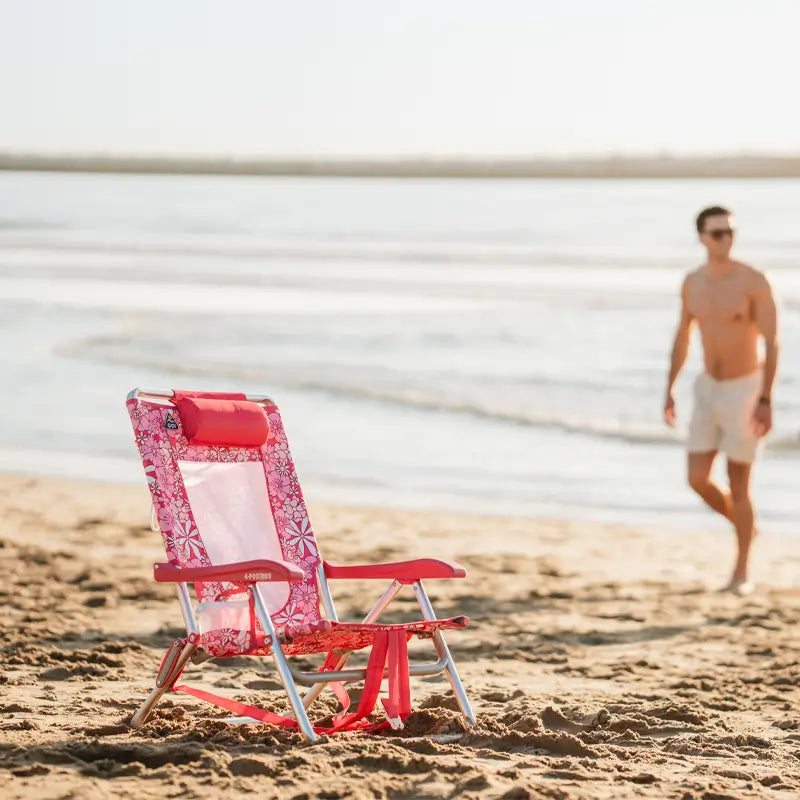 Reclining Beach Backpack Beach Chair - Choice 709 - Rust-Resistant Aluminum Sand-Friendly Lounge Chair Detail