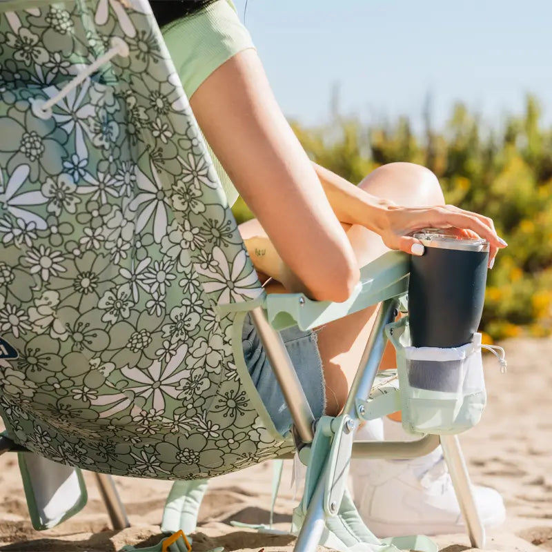 Reclining Beach Backpack Beach Chair - Choice 709 - Rust-Resistant Aluminum Sand-Friendly Lounge Chair Detail