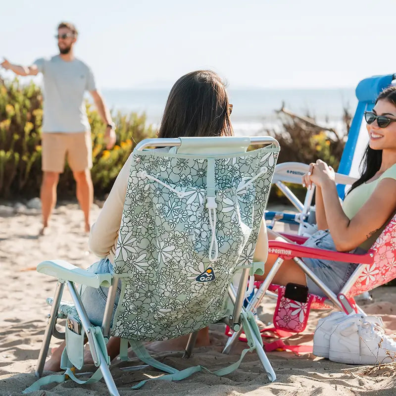 Reclining Beach Backpack Beach Chair - Choice 709 - Rust-Resistant Aluminum Sand-Friendly Lounge Chair Detail