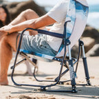 Luxury Camp Beach Rocker - Choice 712 - Heavy-Duty Kickback Rocker with Beverage Holder Detail