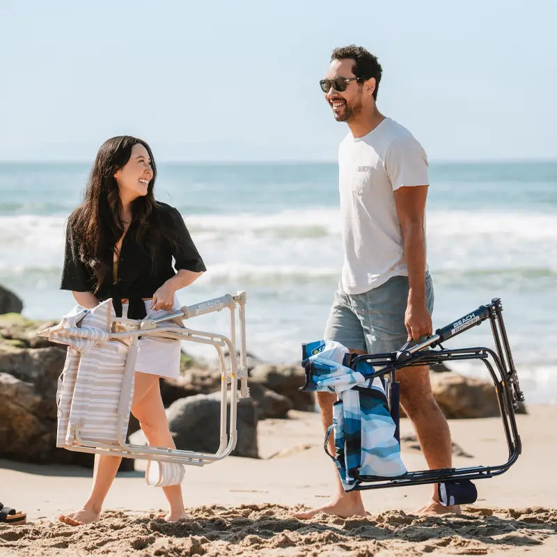 Luxury Camp Beach Rocker - Choice 712 - Heavy-Duty Kickback Rocker with Beverage Holder Detail