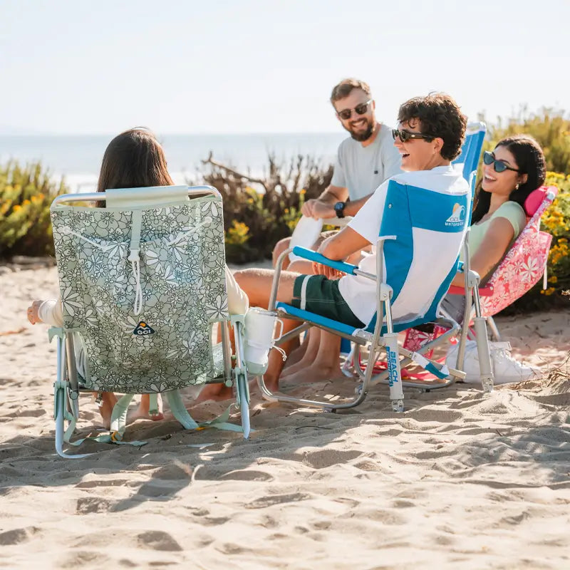 Luxury Camp Beach Rocker - Choice 712 - Heavy-Duty Kickback Rocker with Beverage Holder Detail