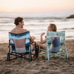 Luxury Camp Beach Rocker - Choice 712 - Heavy-Duty Kickback Rocker with Beverage Holder Detail