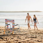 Luxury Camp Beach Rocker - Choice 712 - Heavy-Duty Kickback Rocker with Beverage Holder Detail