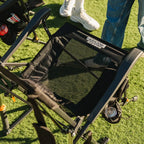 Patented Spring-Action BreezeRocker - Choice 504 - Heavy-Duty Kickback Rocker with Beverage Holder Detail