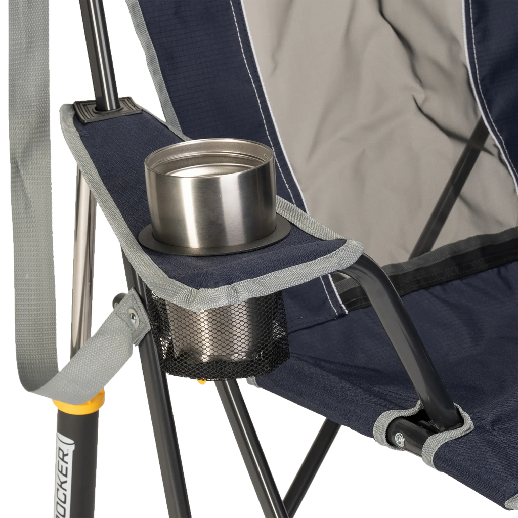 Patented Spring-Action Comfort Pro Rocker - Choice 375 - RoadTrip Rocker Smooth Motion Camp Chair Detail
