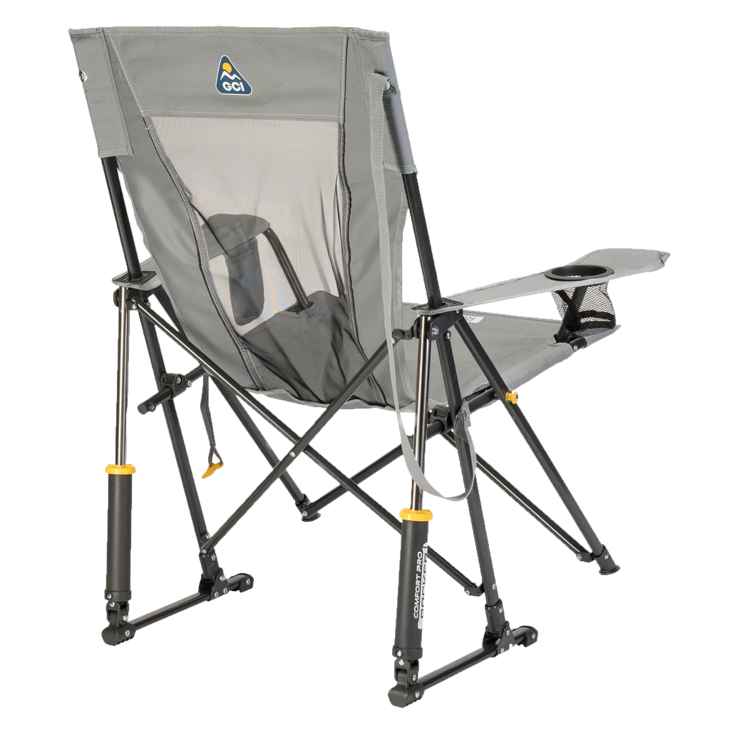 Patented Spring-Action Comfort Pro Rocker - Choice 375 - RoadTrip Rocker Smooth Motion Camp Chair Detail