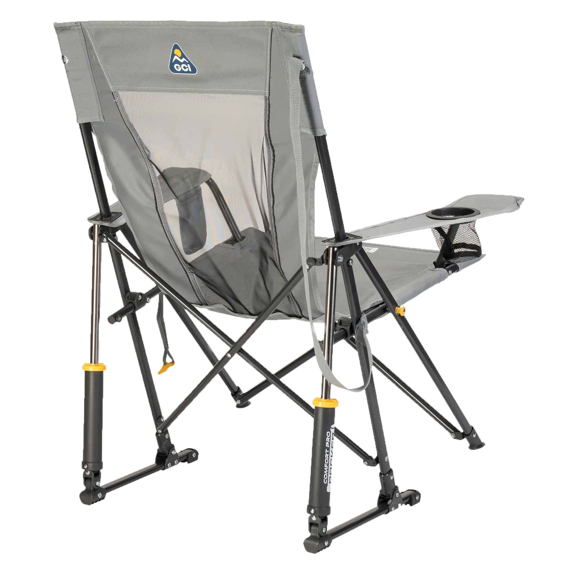 Patented Spring-Action Comfort Pro Rocker - Choice 375 - RoadTrip Rocker Smooth Motion Camp Chair Detail