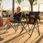 Ultra-Compact Comfort Quad Chair - Choice 989 - Pico Compact Folding Camp Chair with Carry Bag Detail