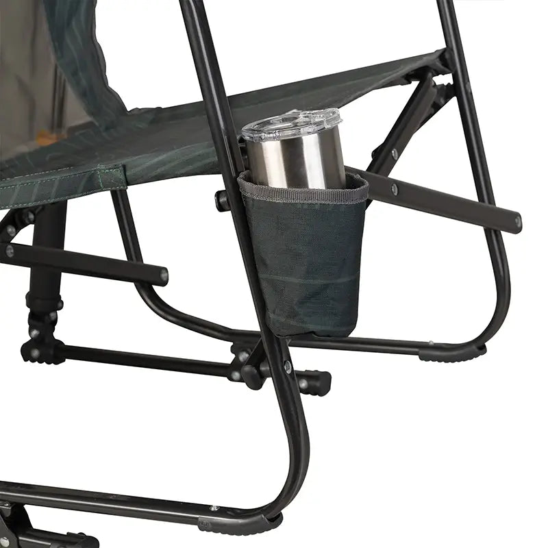 Premium All-Weather FirePit Rocker - Choice 737 - RoadTrip Rocker Smooth Motion Camp Chair Detail