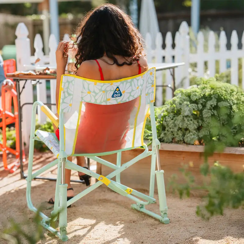 Luxury Camp Freestyle Rocker - Choice 711 - Freestyle Rocker Portable Outdoor Folding Chair Detail
