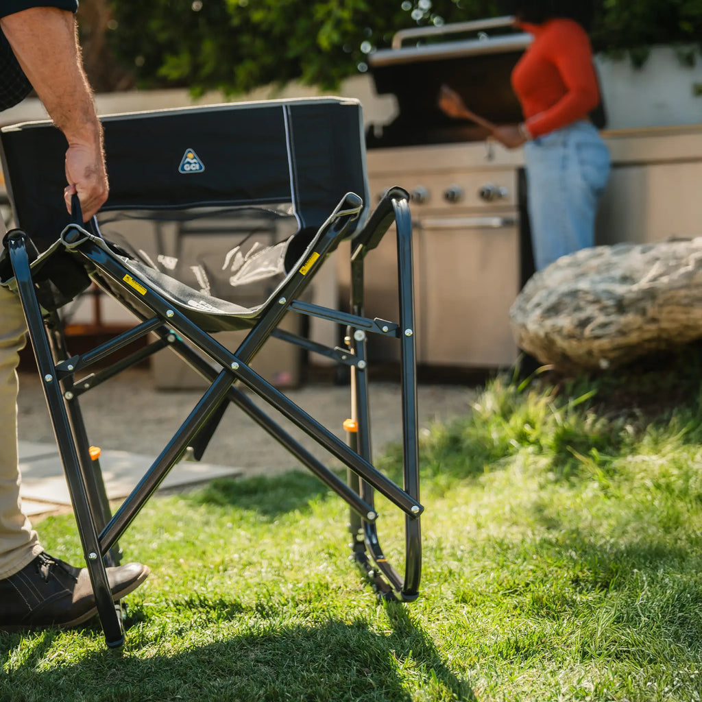 Luxury Camp Freestyle Rocker - Choice 711 - Freestyle Rocker Portable Outdoor Folding Chair Detail