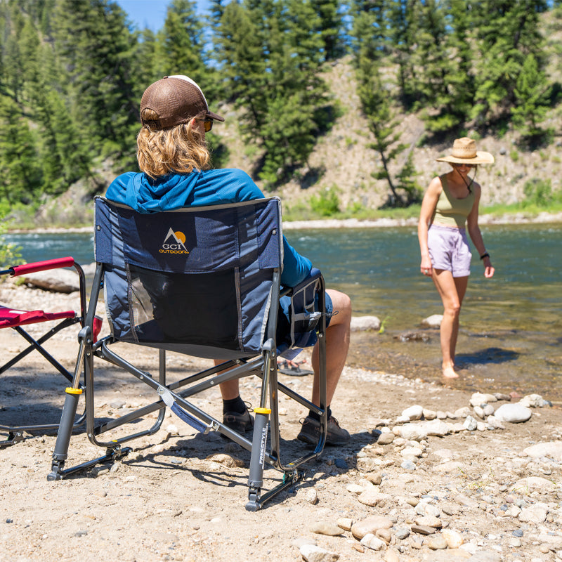 Heavy-Duty Freestyle Freestyle Rocker XL - Choice 552 - RoadTrip Rocker Smooth Motion Camp Chair Detail