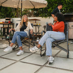 Premium All-Weather Freestyle Rocker XL with Side Table - Choice 836 - RoadTrip Rocker Smooth Motion Camp Chair Detail