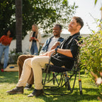 Premium All-Weather Freestyle Rocker XL with Side Table - Choice 836 - RoadTrip Rocker Smooth Motion Camp Chair Detail