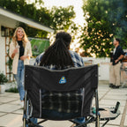 Premium All-Weather Freestyle Rocker XL with Side Table - Choice 836 - RoadTrip Rocker Smooth Motion Camp Chair Detail