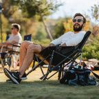 Premium All-Weather Pod Rocker Elite - Choice 832 - Patented Spring-Action Rocking Chair for Camping Detail