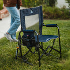 Luxury Camp Stowaway Rocker - Choice 794 - RoadTrip Rocker Smooth Motion Camp Chair Detail