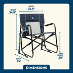 Heavy-Duty Freestyle Freestyle Rocker XL - Choice 552 - RoadTrip Rocker Smooth Motion Camp Chair Detail