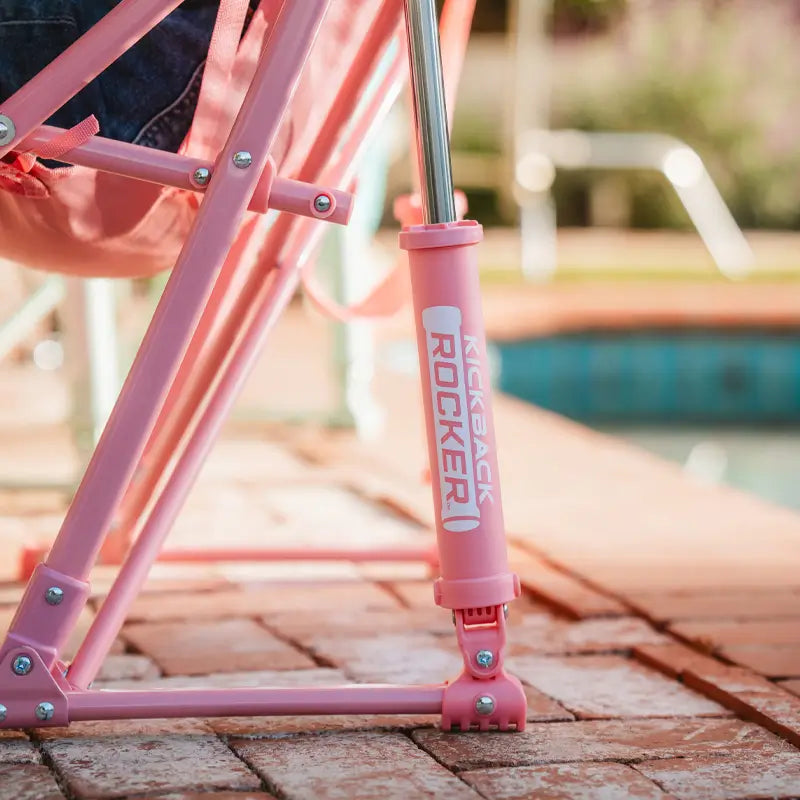 Premium All-Weather Kickback Rocker - Choice 345 - RoadTrip Rocker Smooth Motion Camp Chair Detail