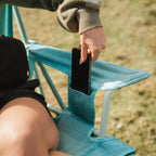 Premium All-Weather Kickback Rocker - Choice 345 - RoadTrip Rocker Smooth Motion Camp Chair Detail