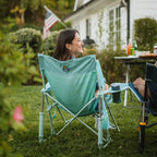 Premium All-Weather Kickback Rocker - Choice 345 - RoadTrip Rocker Smooth Motion Camp Chair Detail
