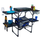 Heavy-Duty Camp Slim-Fold Cook Station - Choice 575 - Multi-Purpose Outdoor Culinary Cooking Set Detail