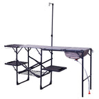 Heavy-Duty Camp Master Cook Station - Choice 171 - Heavy-Duty Stainless Steel Camp Cooking Gear - Default Title