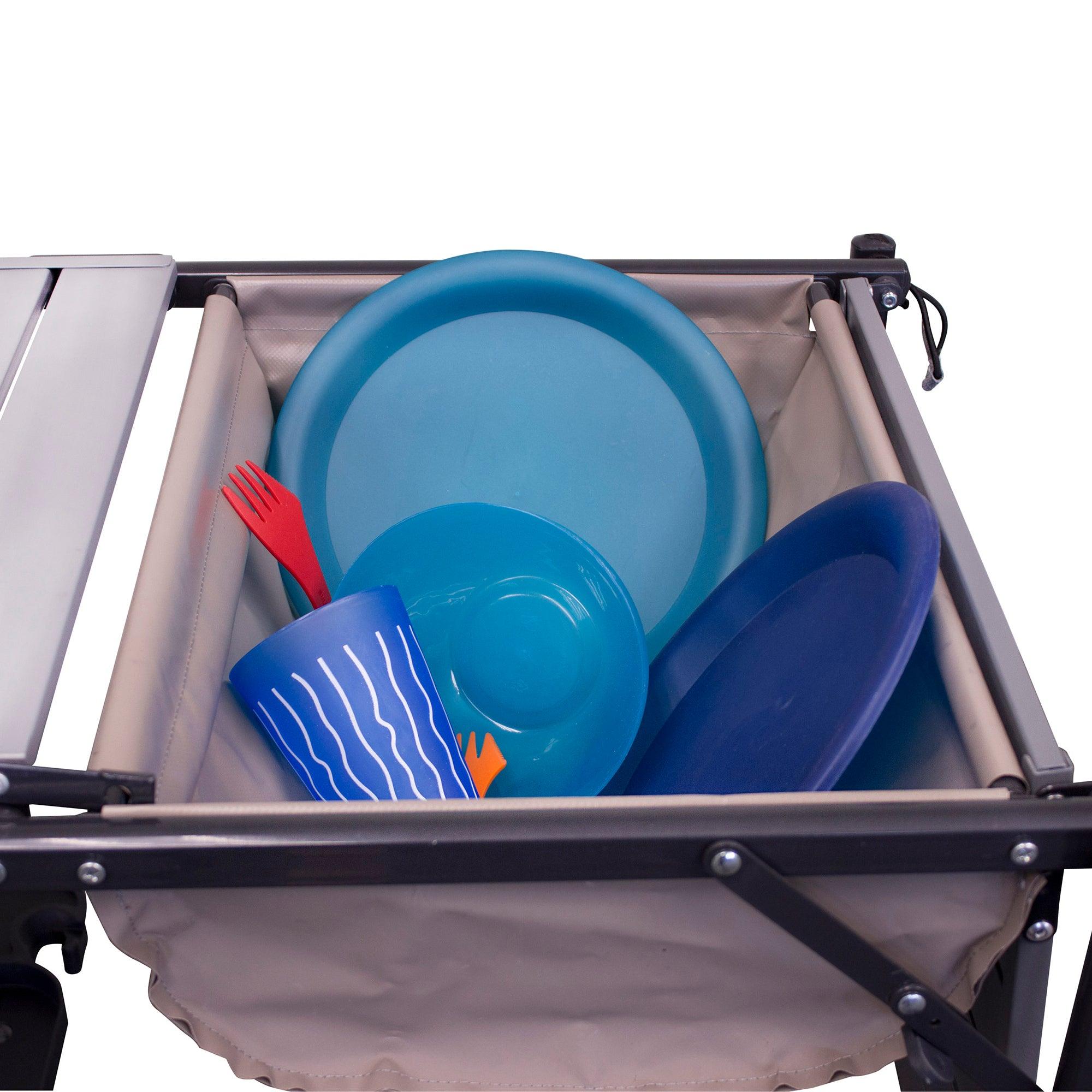 Heavy-Duty Camp Master Cook Station - Choice 171 - Heavy-Duty Stainless Steel Camp Cooking Gear Detail