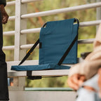 Ultra-Lightweight BleacherBack - Choice 696 - Lightweight Folding Bleacher Chair with Cushioning Detail
