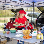 Portable Staging Slim-Fold Table XL - Choice 651 - Master Outdoor Kitchen Station for Tailgating & BBQ Detail