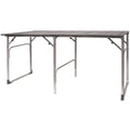 Heat-Resistant Slim-Fold Table - Choice 196 - Multi-Functional Heavy-Duty Grilling Table Counter - Default Title