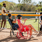 Luxury Camp Stowaway Rocker - Choice 794 - RoadTrip Rocker Smooth Motion Camp Chair Detail
