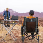 Luxury Camp Stowaway Rocker - Choice 794 - RoadTrip Rocker Smooth Motion Camp Chair Detail