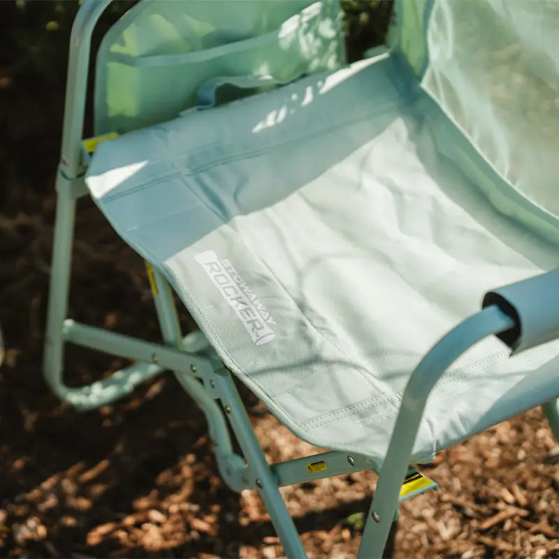 Luxury Camp Stowaway Rocker - Choice 794 - RoadTrip Rocker Smooth Motion Camp Chair Detail