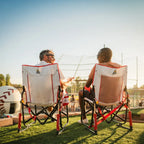 Luxury Camp Stowaway Rocker - Choice 794 - RoadTrip Rocker Smooth Motion Camp Chair Detail