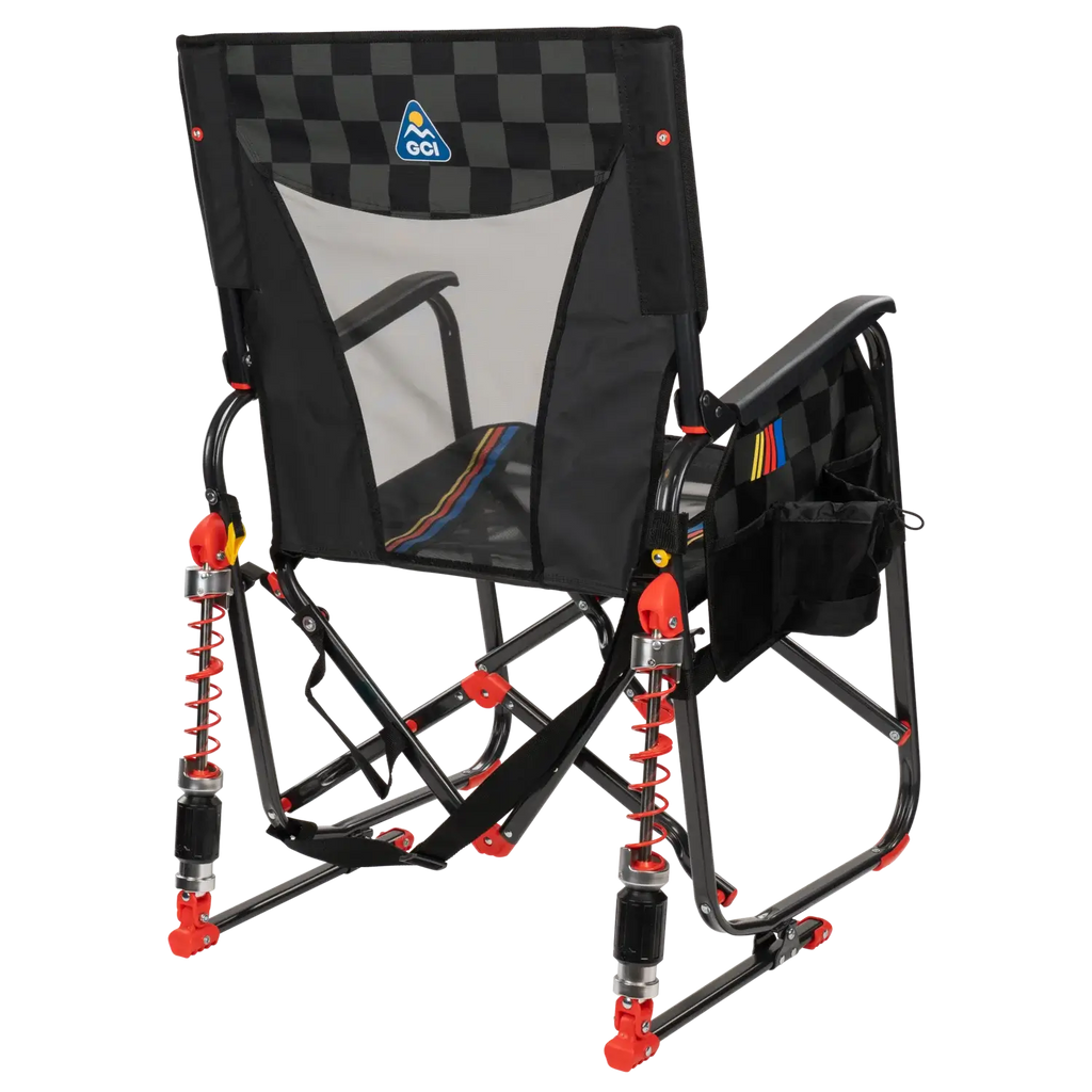 Smooth Motion Adjustable Rocker - NASCAR - Choice 899 - RoadTrip Rocker Smooth Motion Camp Chair Detail