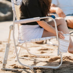 Luxury Camp Beach Rocker - Choice 712 - Heavy-Duty Kickback Rocker with Beverage Holder Detail