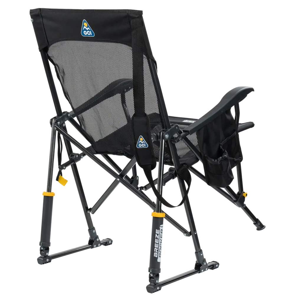 Patented Spring-Action BreezeRocker - Choice 504 - Heavy-Duty Kickback Rocker with Beverage Holder Detail