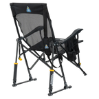 Patented Spring-Action BreezeRocker - Choice 504 - Heavy-Duty Kickback Rocker with Beverage Holder Detail