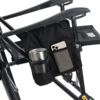 Patented Spring-Action BreezeRocker - Choice 504 - Heavy-Duty Kickback Rocker with Beverage Holder Detail