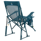 Patented Spring-Action BreezeRocker - Choice 504 - Heavy-Duty Kickback Rocker with Beverage Holder Detail