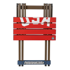 Heat-Resistant Compact Camp Table 20 - USA Anniversary Deluxe - Choice 757 - Portable Camping Table with Heat-Resistant Countertop Detail
