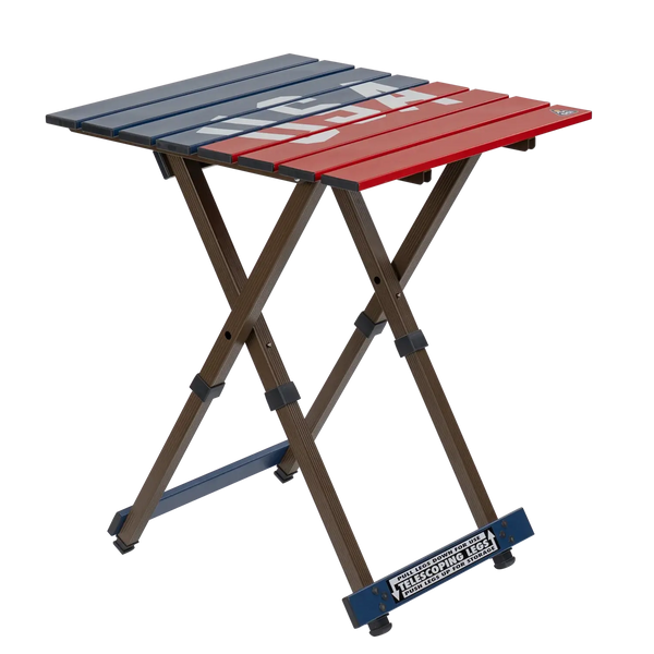 Heat-Resistant Compact Camp Table 20 - USA Anniversary Deluxe - Choice 757 - Portable Camping Table with Heat-Resistant Countertop - Default Title