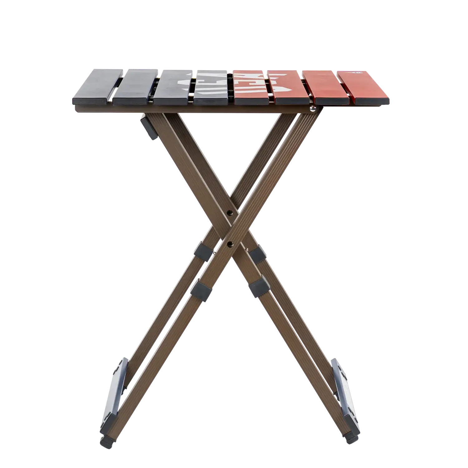 Heat-Resistant Compact Camp Table 20 - USA Anniversary Deluxe - Choice 757 - Portable Camping Table with Heat-Resistant Countertop Detail