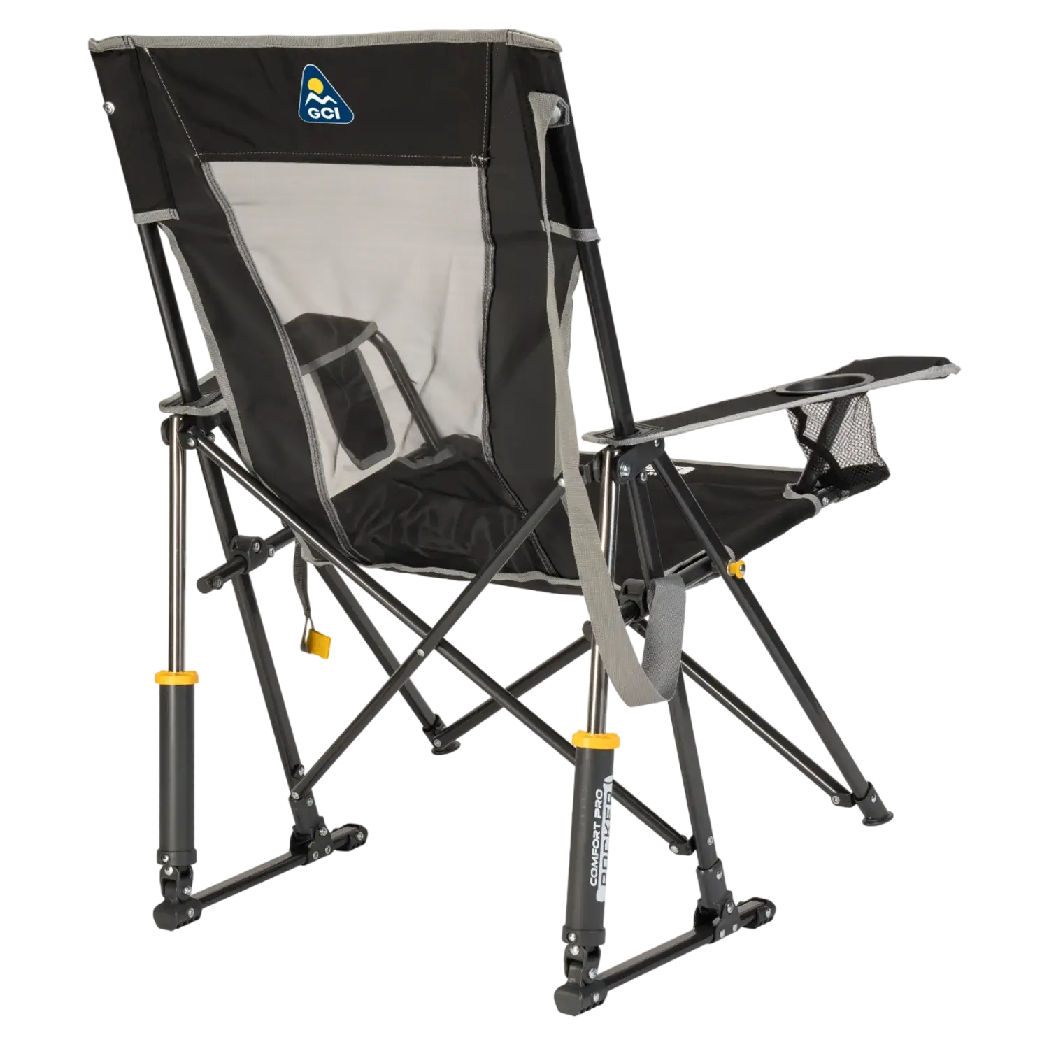 Patented Spring-Action Comfort Pro Rocker - Choice 375 - RoadTrip Rocker Smooth Motion Camp Chair Detail