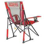 Premium All-Weather College Comfort Pro Rocker - Ohio State Buckeyes - Choice 676 - RoadTrip Rocker Smooth Motion Camp Chair Detail